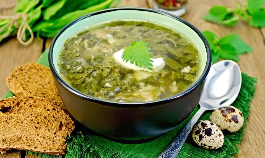 आलसी आहार के लिए हरा सूप